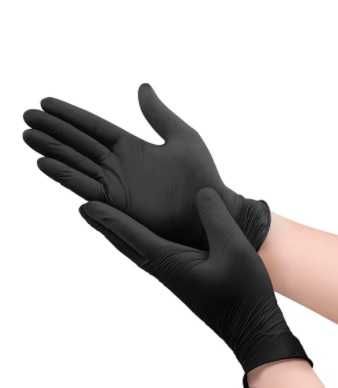 Luvas Nitrilo cor Preta 6g