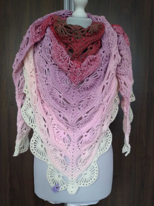 Chusta na szydelku handmade