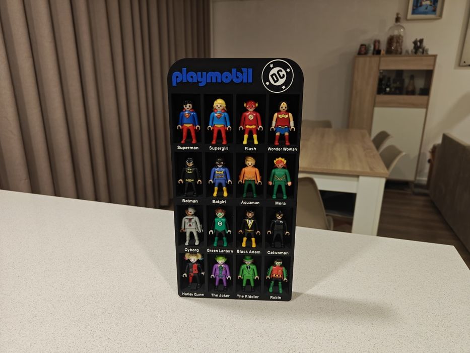 Expositor Playmobil DC Justice League Kinder Joy