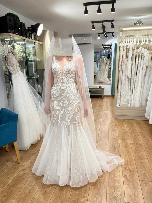 Suknia ślubna rybka