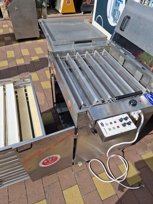 Фритюрница жаровня Jufeba  для берлинеров пончиков донутов с растойкой