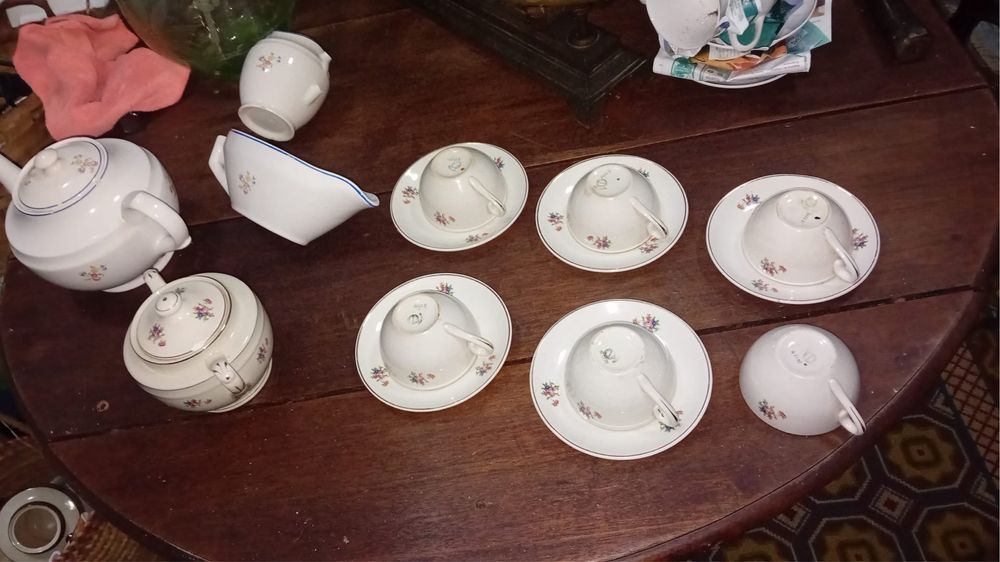 Conjunto peças sacavém antigas