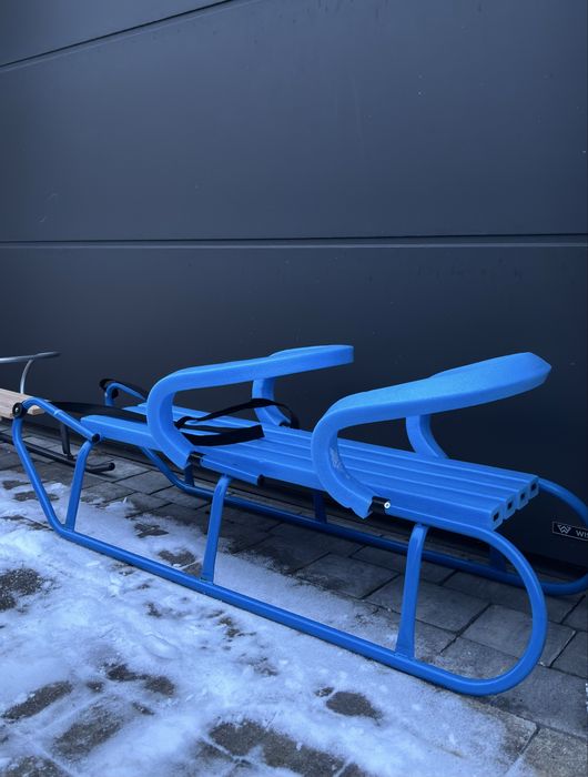 Sanki podwojne z oparciem