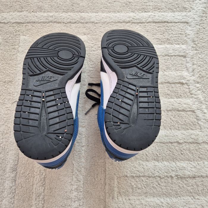 Sneakersy buty, adidasy Nike Dunk Low rozm 38 / 24cm czarne niebieskie