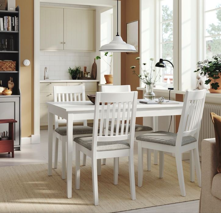 Mesa IKEA NÄSINGE cinza extensível