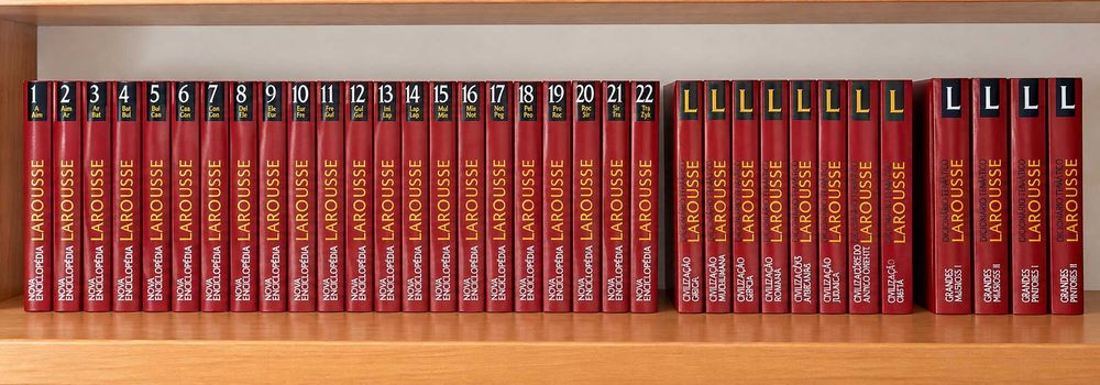 Enciclopédia Larousse + Dicionários Temáticos (34 Vols)