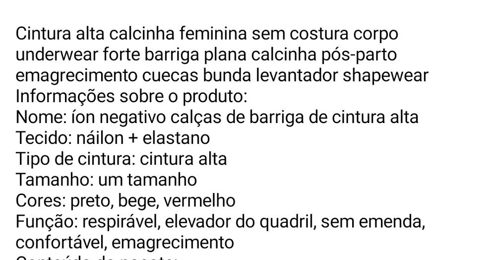 Cinta redutora de barriga para mulher