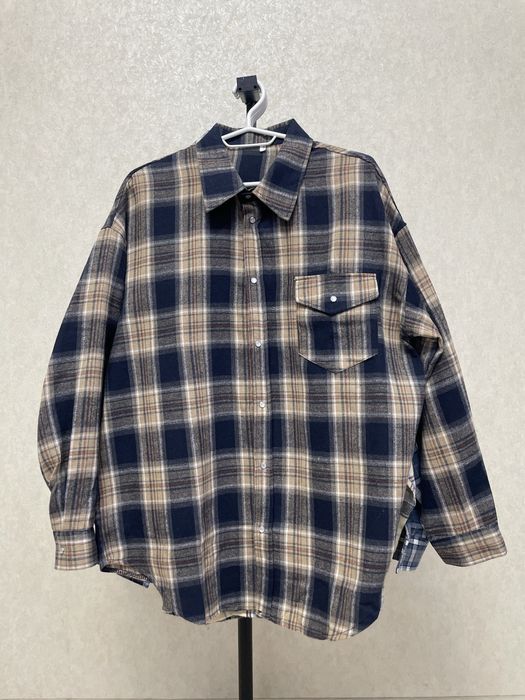 Рубашка в клетку разные цвета