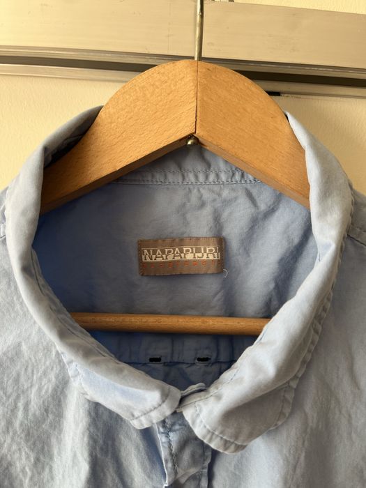 Koszula Napapijri męska niebieska XXL Slim Fit