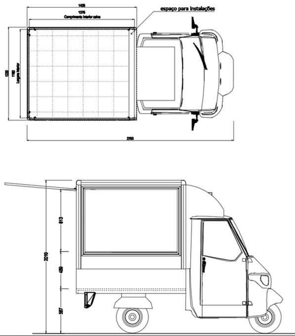 Venda ou Troca: Food Truck Piaggio Ape50!
