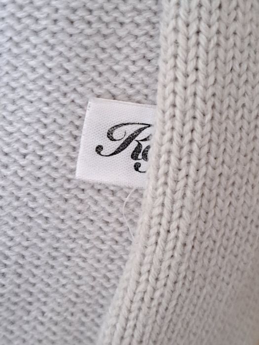 Męski sweter XXL szary