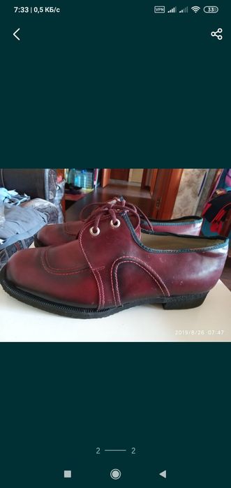 Продам новые кожаные туфли