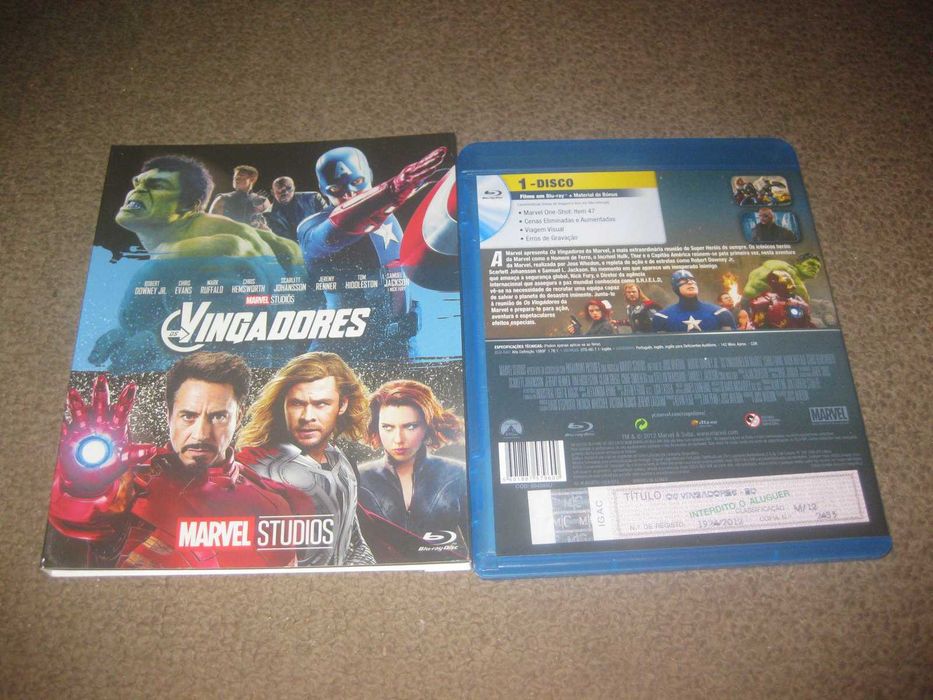 Blu-Ray "Os Vingadores" numa Edição Especial em Slidepack!