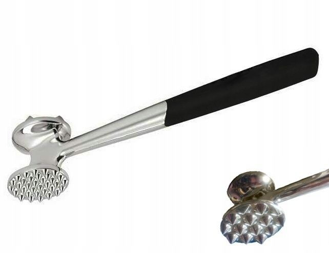 tłuczek do mięsa stal nierdzewna solidna 22cm