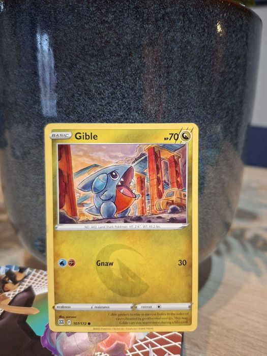 Carta Pokémon Gible #107 Pokemon Brilliant Stars