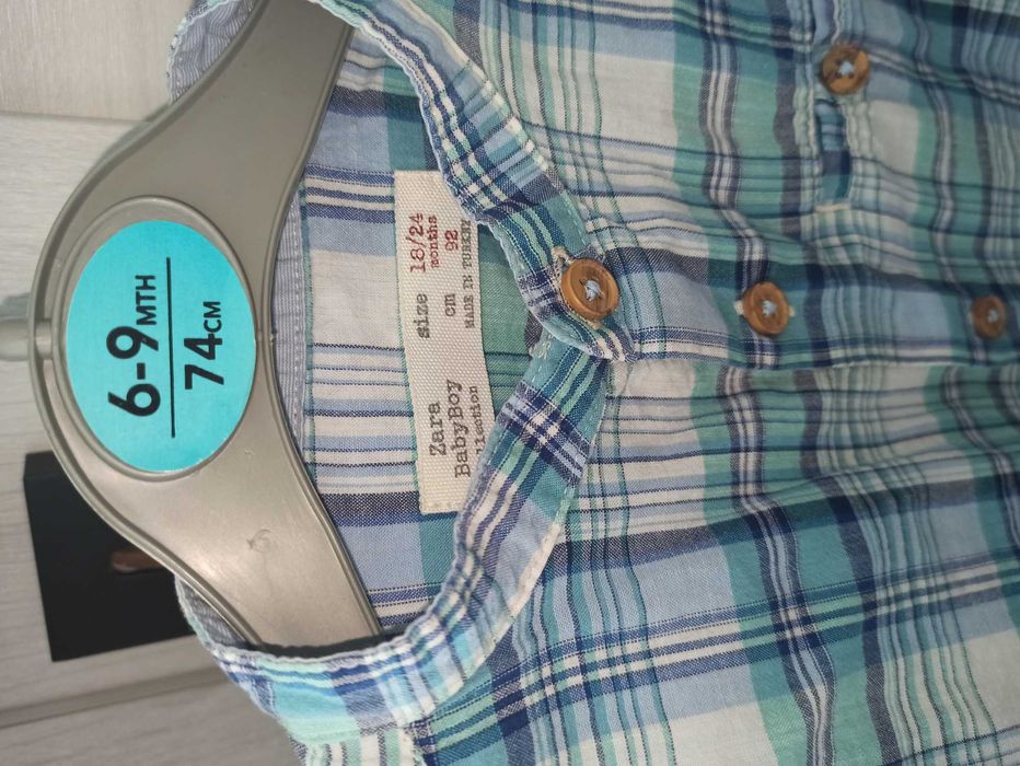 Koszula koszule 2 sztuki zara 92 dla chłopca chłopięca