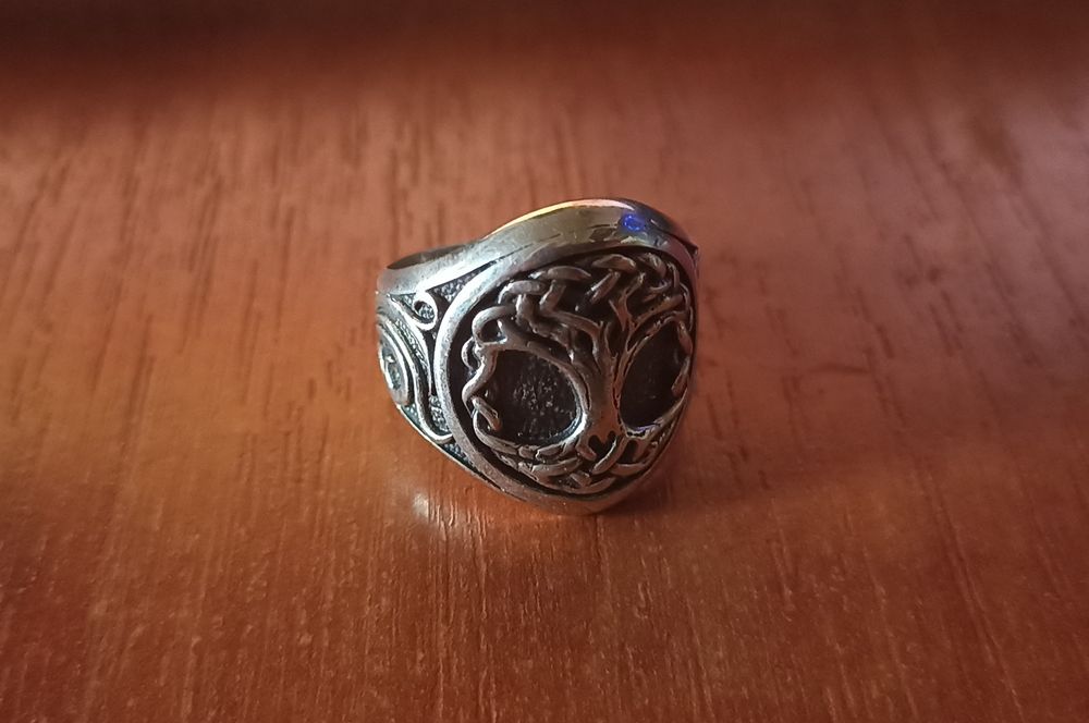 Серебряная печатка (перстень, кольцо) Семейное древо