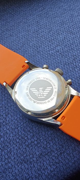 Emporio Armani piękny zegarek męski Seiko