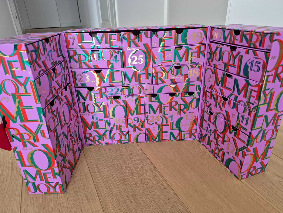 Pudełko po kalendarzu adwentowym