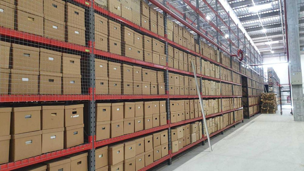 Продаж стелажного обладнання (стелажі бу) стелажі для складу / ворота