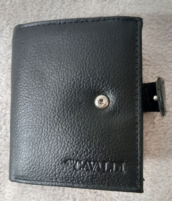 Portfel męski Cavaldi ze skóry naturalnej z ochroną kart RFID NOWY
