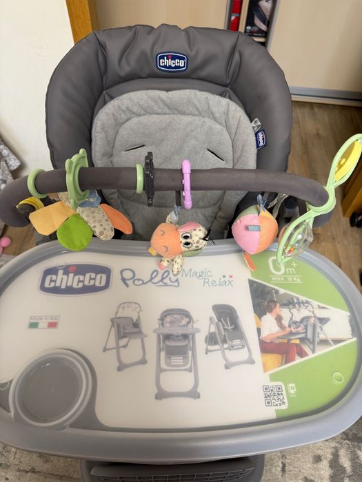 Стільчик для годування Chicco poly magic 3в1