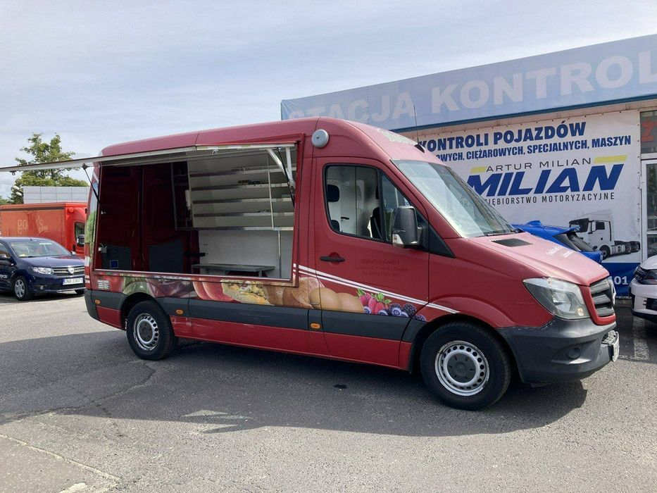 Mercedes-Benz Sprinter  Autosklep pieczywa sklep Bar Gastronomiczny Food Truck Foodtruck 2015