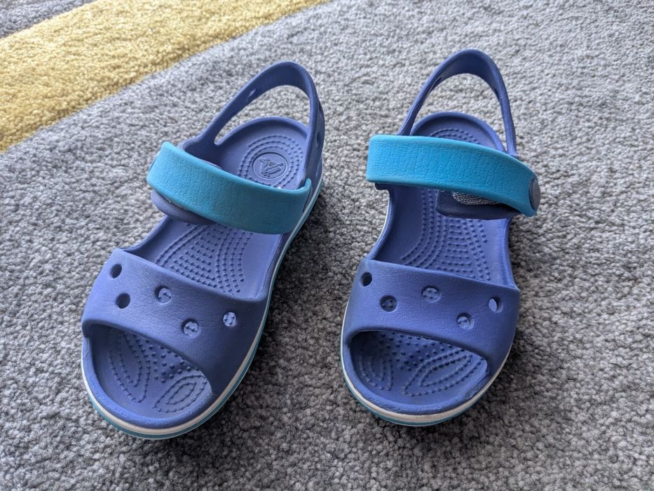 Sandały Crocs 10 niebieskie