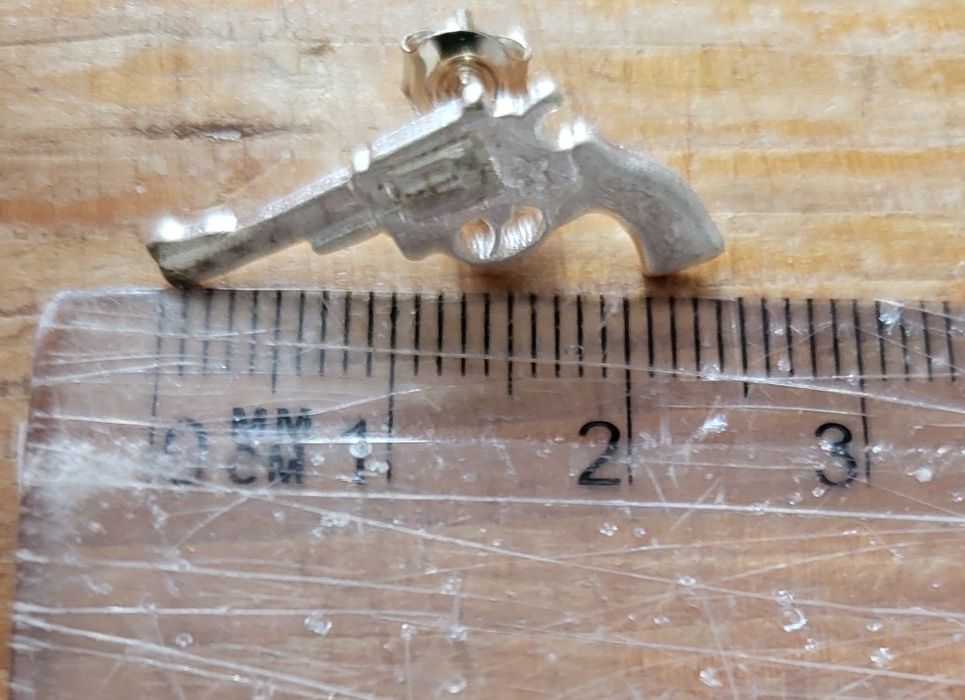 Kolczyki pistolety, srebro pr 925