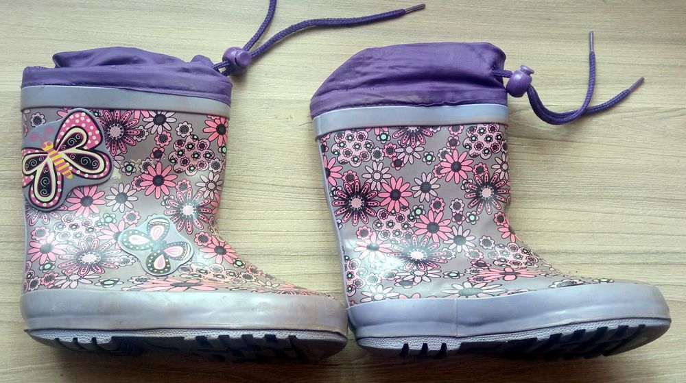 сапоги-калоши резиновые детские