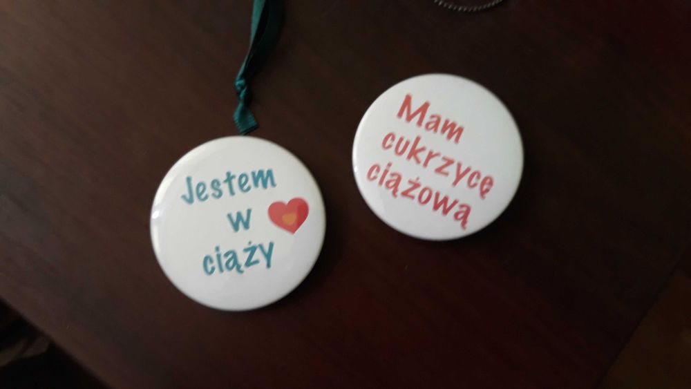 Przypinki dla kobiety w ciąży