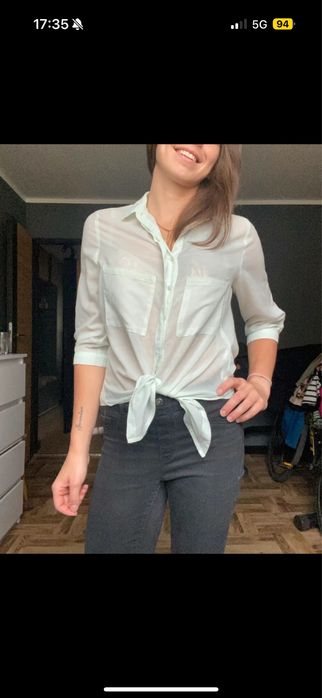 Koszula letnia prześwitujaca