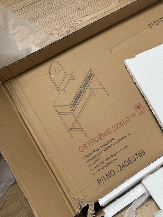 Toaletka z lustrem nowa