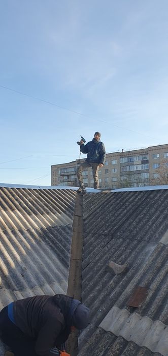 Покрівельні роботи. Кровельные работы