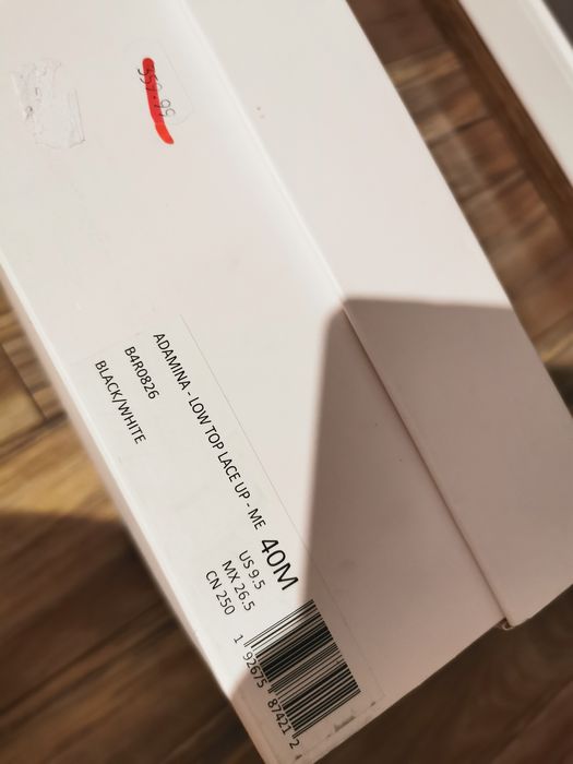 Adidasy calvin klein czarno białe 40