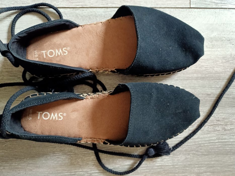 Toms espadryle wiązane damskie