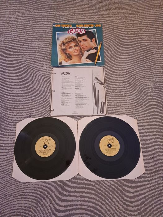 podwójna płyta winylowa z filmu GREASE-I wyd.