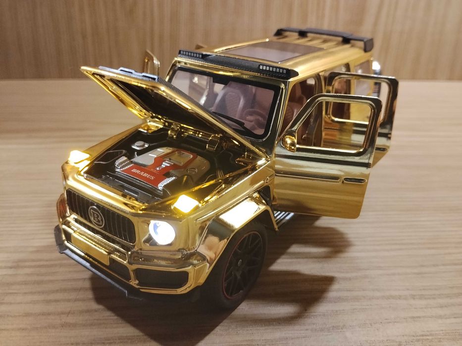 Модель Mercedes-Benz Brabus Gelandewagen 1:32 автоэксперт металл свет звук инерция Мерс Гелик Gelik машинка