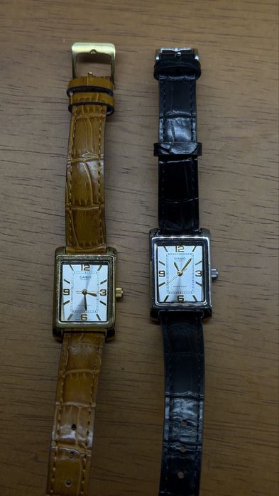 Casio годинник чорний/коричневий