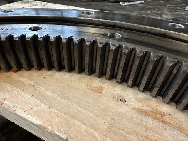 łożysko obrotu z reduktorem do minikoparki