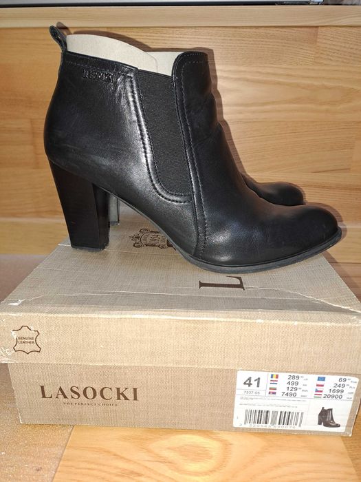Buty damskie Lasocki trzewiki 41 skóra