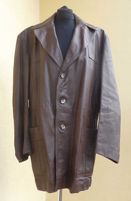 skórzana kurtka męska - CONTESSA - SKOGAR - Łódź - rozm. 54 - PRL