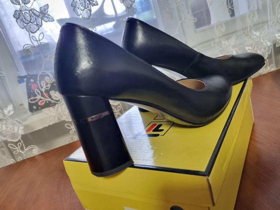 Туфли кожаные (Чёрные)