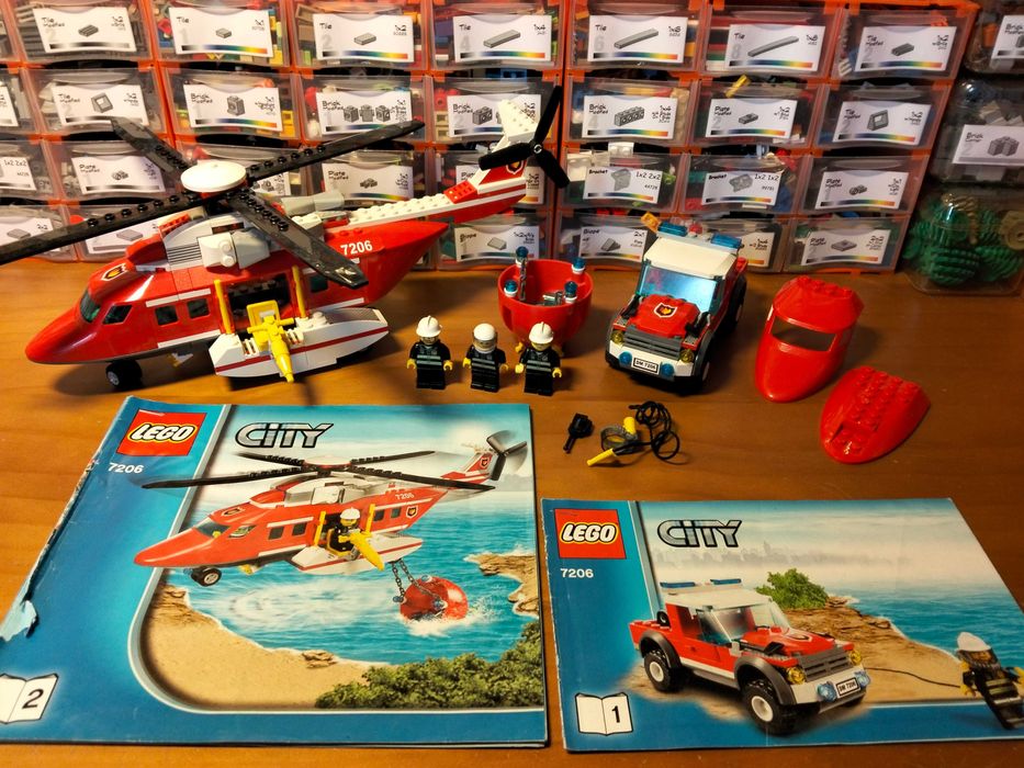 Lego city 7206 Fire Helicopter