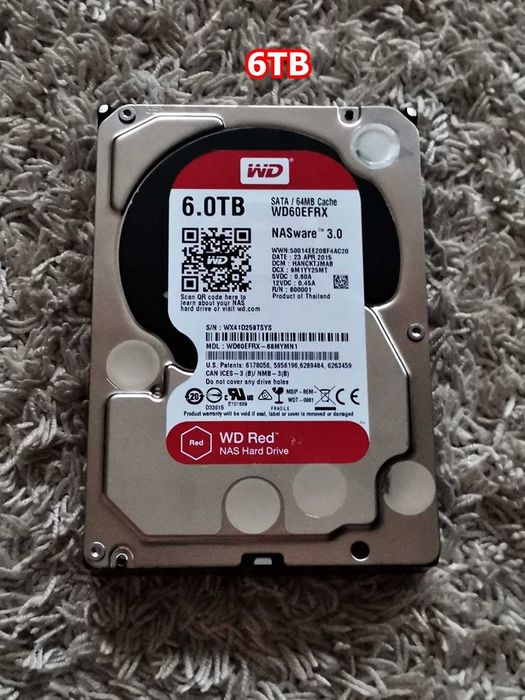 HDD 6TB WD Red 3.5"