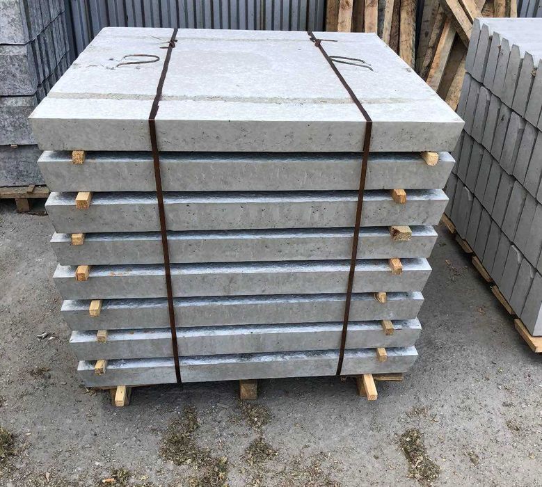 Бетонна ПЛИТА ТРОТУАРНА ДОРОЖНЯ 500х500мм 1х1м доставляємо