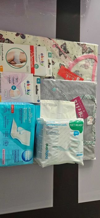 Koszula ciazowa XL szlafrok zestaw