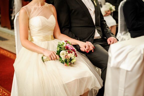 Sukienka ślubna krótka rozmiar XS
