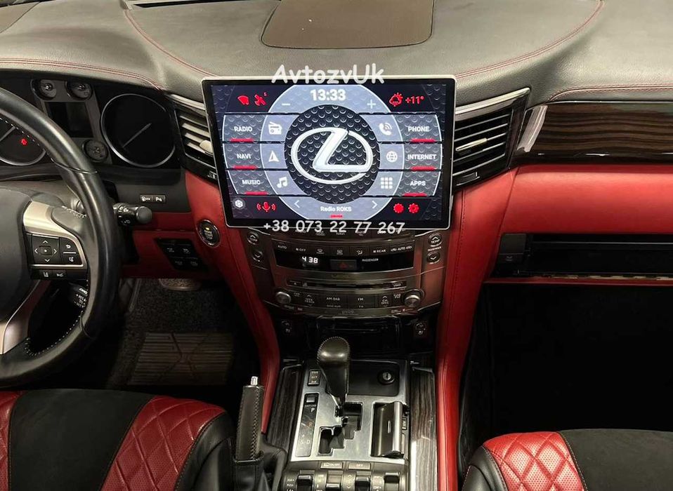Магнитола LEXUS LX 570 LX570 Лексус ЛХ-570 AZ10 GPS CarPlay Android 15