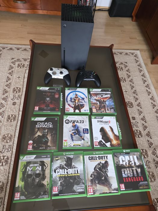 Konsola Xbox Series X kompletny zestaw + Kontroler Elite+ 10 gier.